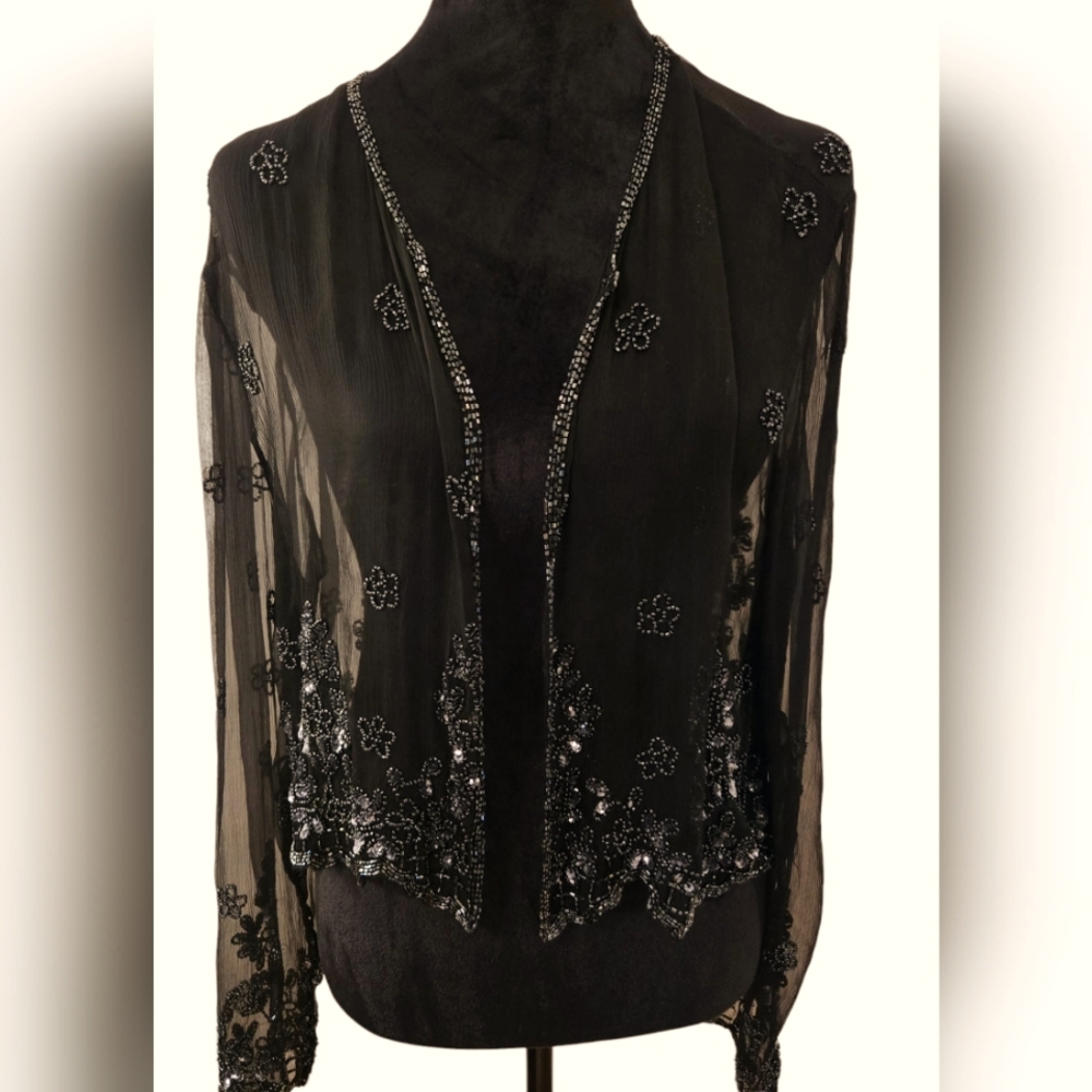 JMD New York Vintage Beaded Jacket